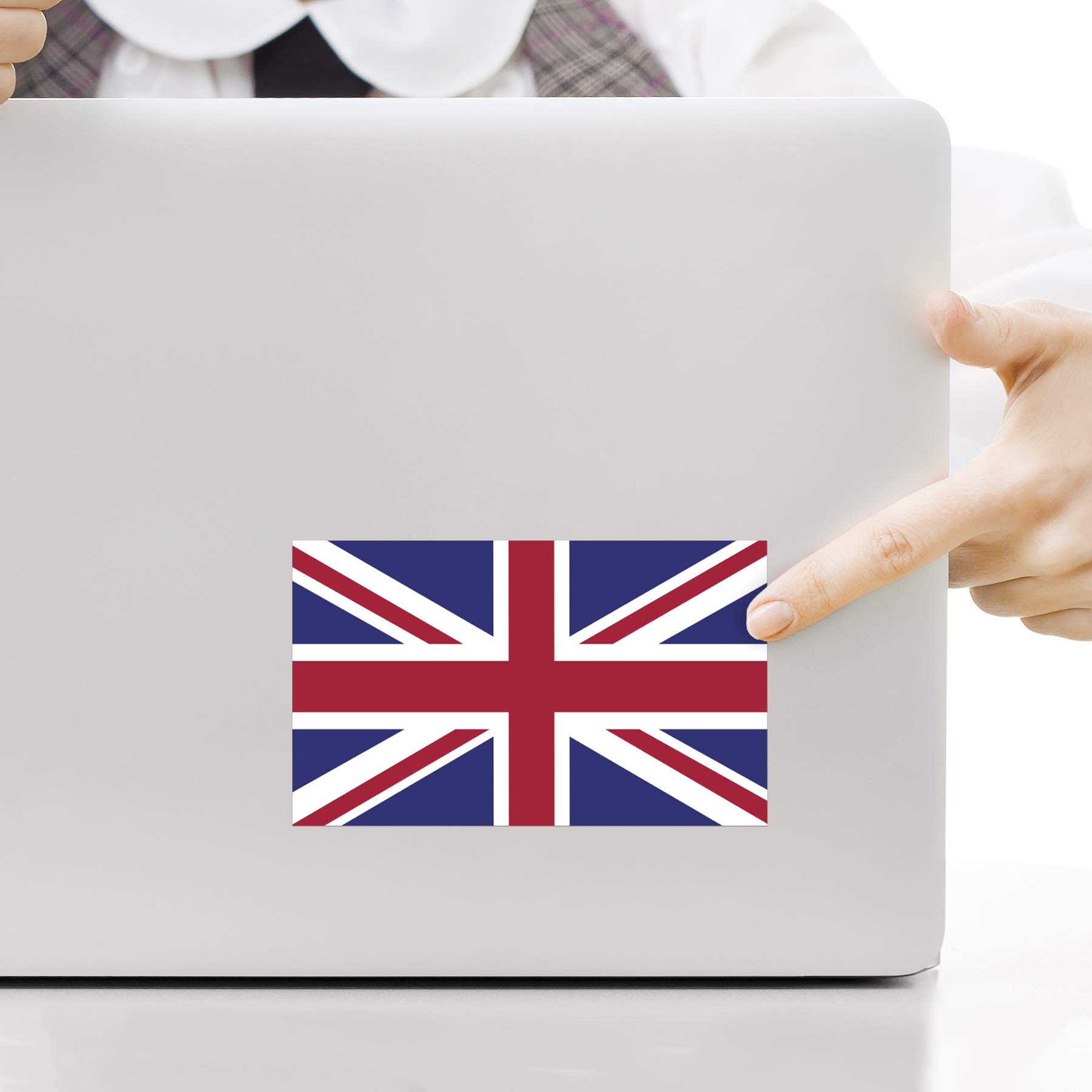 Flag Decals UK Flag Decal Stickers - 2 Pack British Union Jack Vinyl ...