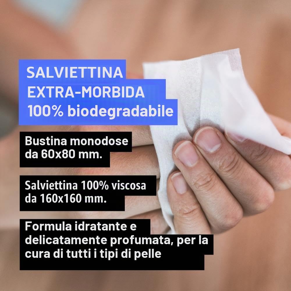 Salviette Idroalcoliche 70% Alcol | Igienizzante Mani | 500 pz