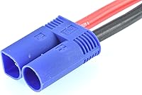 Vista 2 de Enchufe de conector EC5 -> Cable adaptador de cable de carga de batería de 0.157 in - Paquete de 2 - Apex RC Products #1410