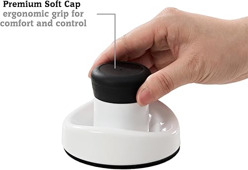 Miniatura 11 de Hall of Games Mesa de hockey de aire, juegos de arcade para interiores con sistemas de puntuación electrónica, perfecta para salas