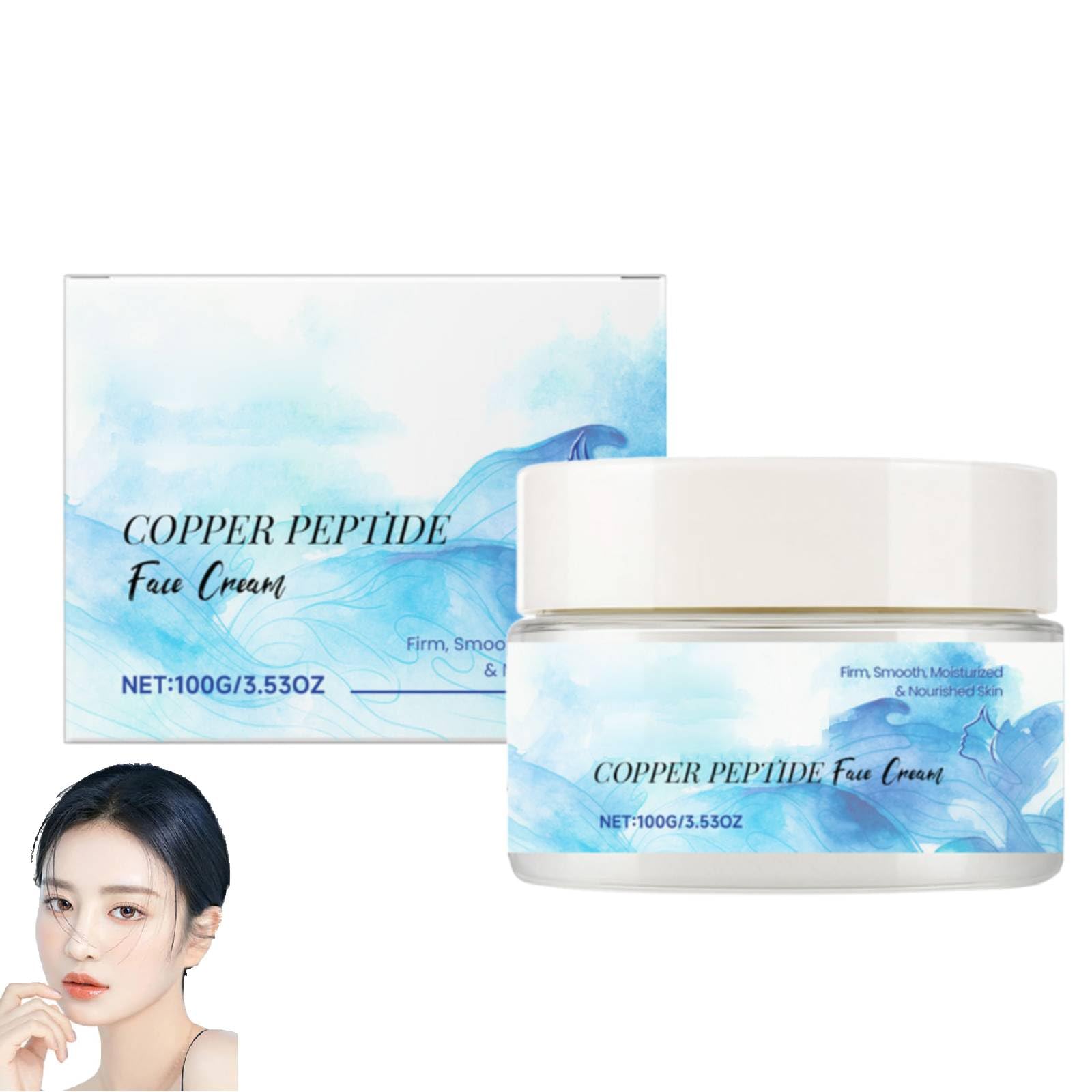 GHK-Cu Kupfer-Peptid-Gesichtscreme - IntENSIV Antifalten & Straffende Hautpflege für Alternsgeparte (1)