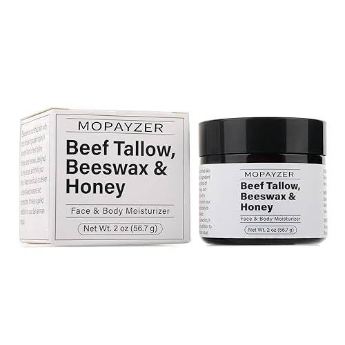 Miniatura 8 de Sarga de ternera para la piel, bálsamo de sarga batida para cara y cuerpo, hidratante de sarga de carne alimentada con hierba con sebo, cera de