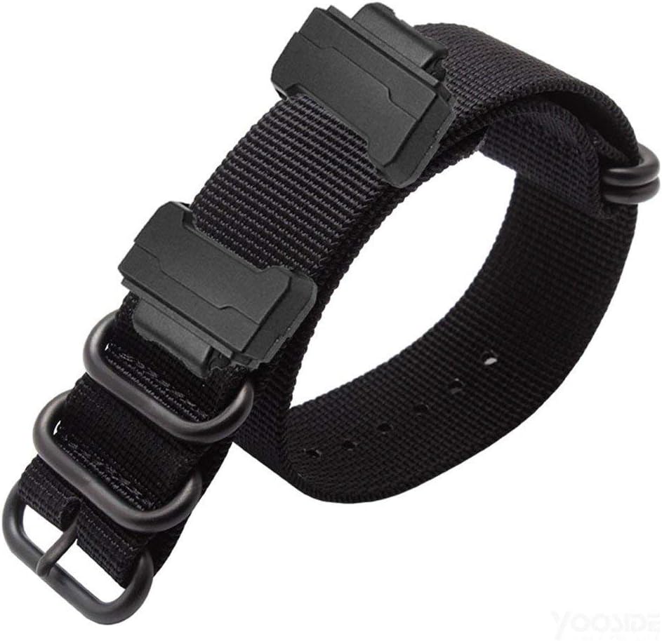 Watch Strap for Casio G-SHOCK, Nylon with Stainless Steel Buckle Replacemment Wristband for G-SHOCK DW5600/DW-6900,GW-M5610/GW-5000 5035
