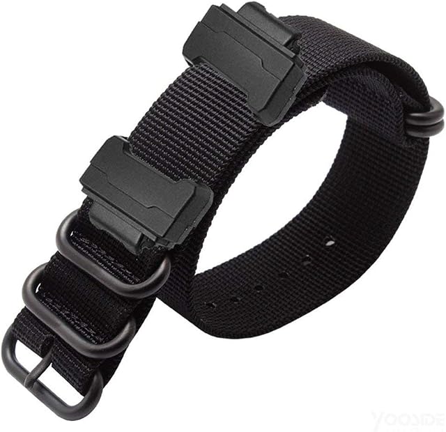 YOOSIDE Watch Strap for Casio G-SHOCK, Nylon with Stainless Steel Buckle Replacemment Wristband for G-SHOCK DW5600/DW-6900,GW-M5610/GW-5000 5035