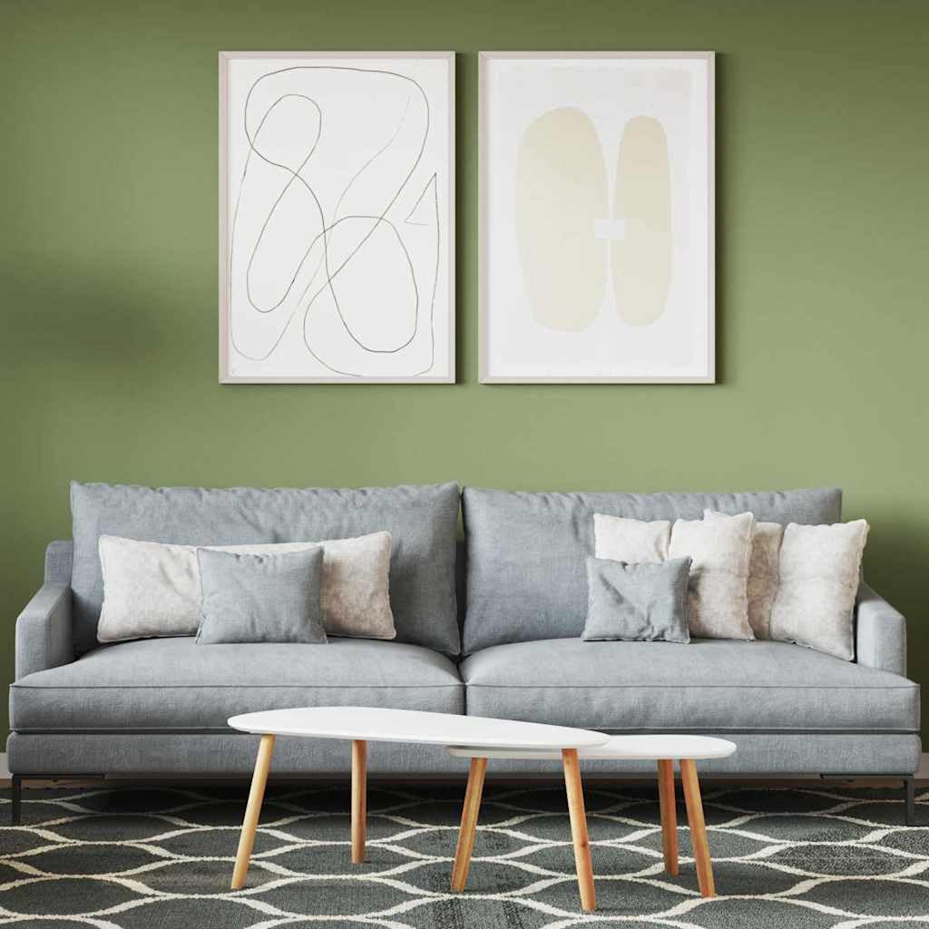 Pintura de pared verde 2,5 L para interiores, impresión de pared, secado rápido, sin olor, lavable, para pared, techo, salón, baño, renovación