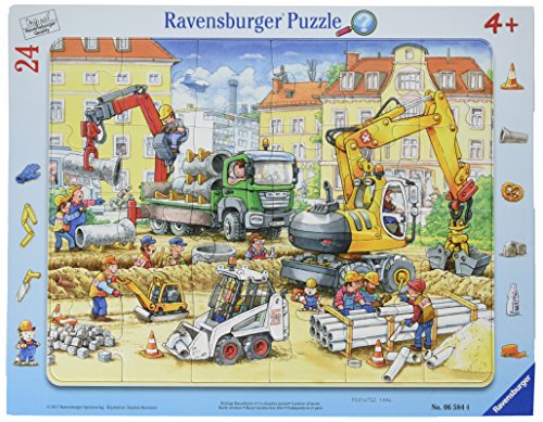 Preisvergleich Produktbild Ravensburger 06584 Fleißige Bauarbeiter Puzzle