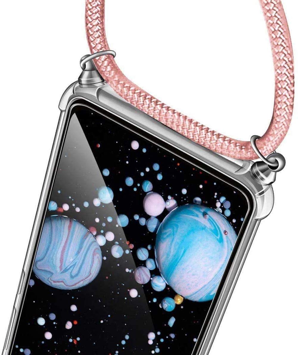 Paekear Custodia Con Collana Per Nothing Phone 2a / 2a Plus - Cover TPU Trasparente Morbida Con Tracolla Regolabile - 5