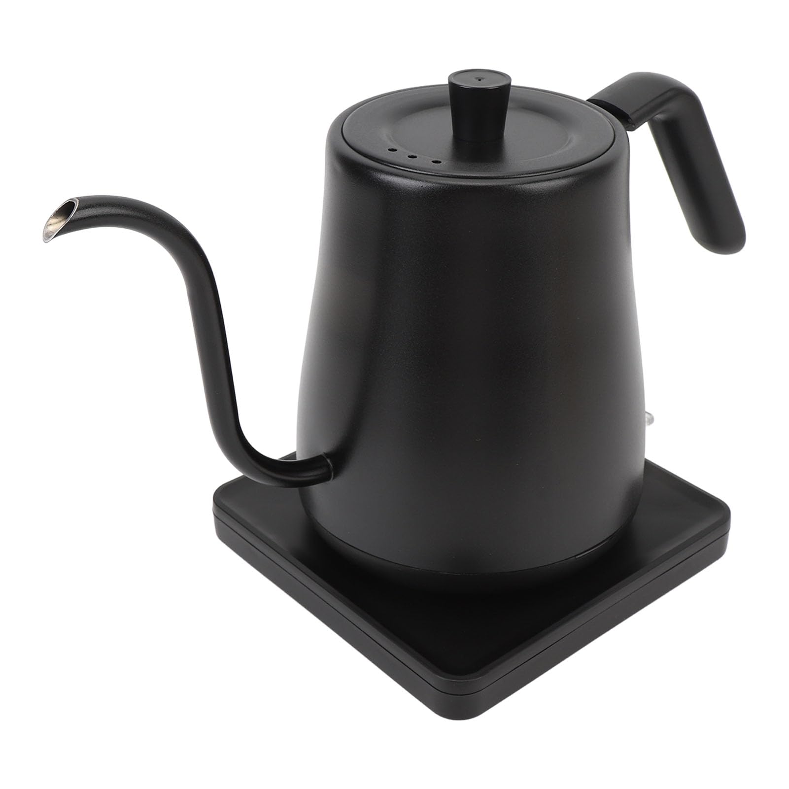 Hervidor eléctrico con cuello de cisne 800ml 1000W apagado automático ABS 304 acero inoxidable vertido sobre hervidor (EU Plug 220V)