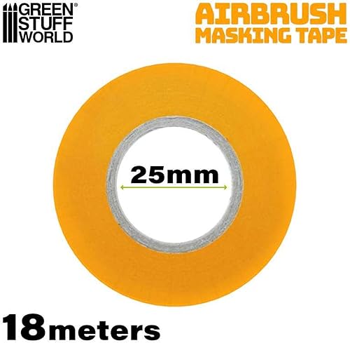 Miniatura 3 de Green Stuff World GSWD-2382 - Cinta adhesiva para pintura de modelos, 0.04 pulgadas (0.039 in) de ancho, cinta adhesiva para modelos de plástico