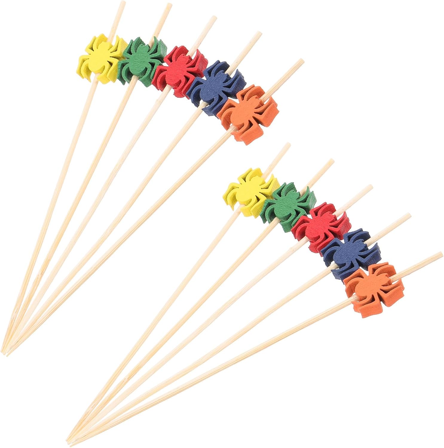 100pcs Disposable Cocktail Picks for Appetizers, Chips, Daily Use