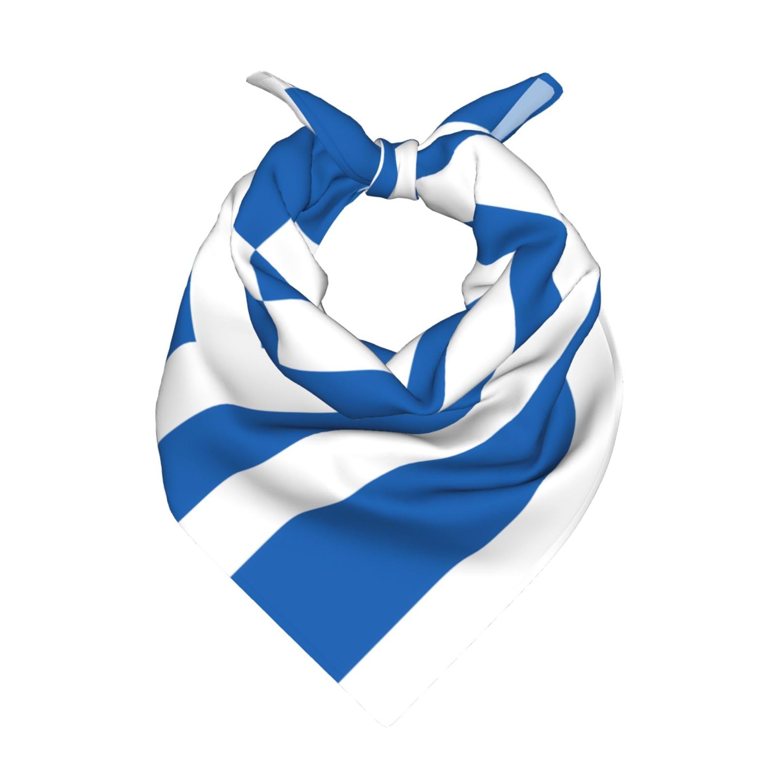 Lplsnws Unisex Black Greek Flag Bandana For Women And Men, Polyester Square Scarf, 55X55 Cm, Casual Style