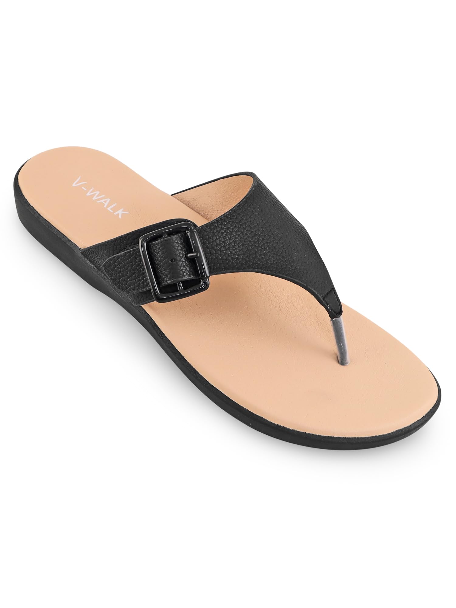 Women's Casual Daily-Wear Slip-ons Comfort Flat Sandals | Easy-To-Wear Slipon Chappals for Women | Women's Casual, Office & Outdoor Comfortable Sandals-image-1