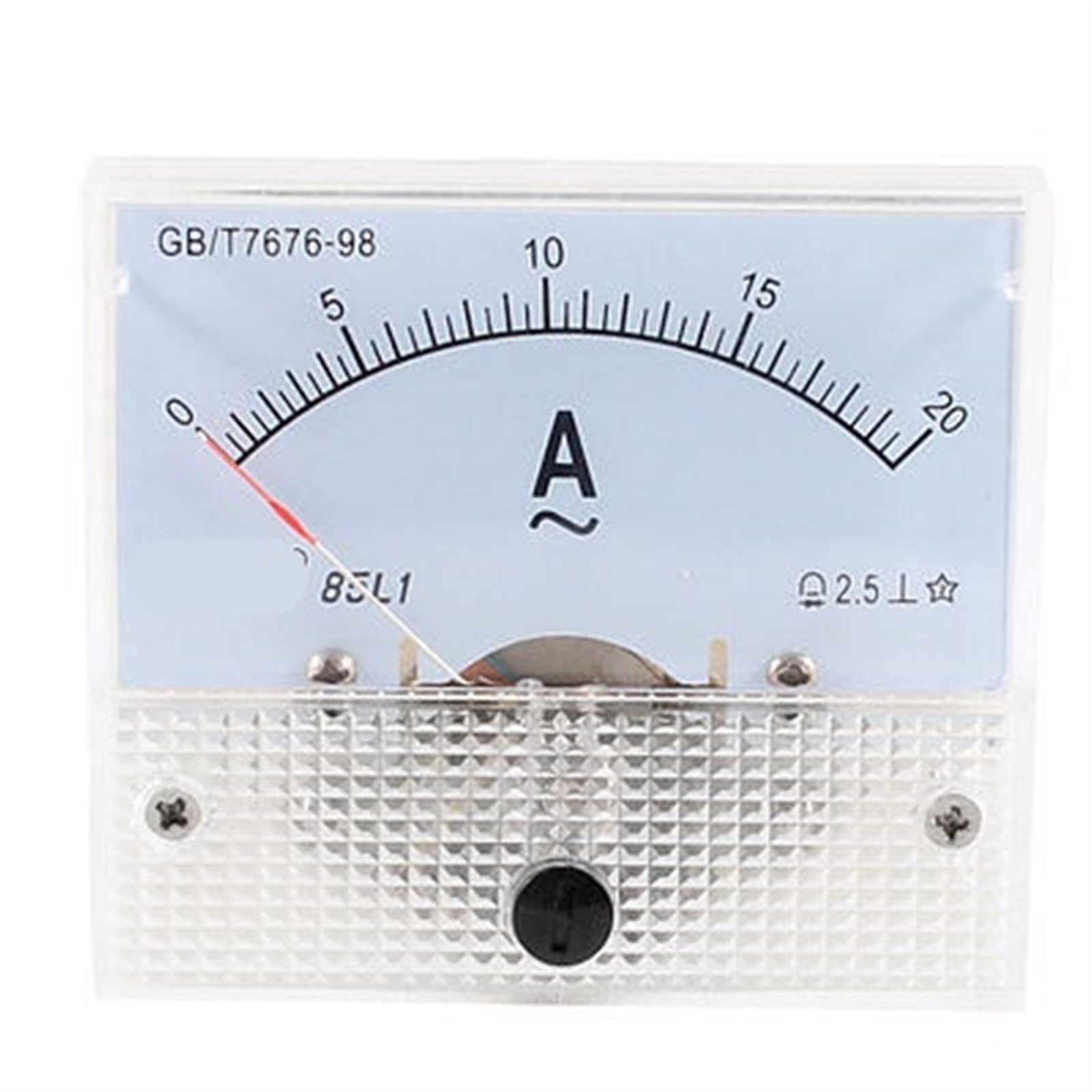 Ampèremètre de précision AC 0-20A 85L1 cadran haute lisibilité - 2