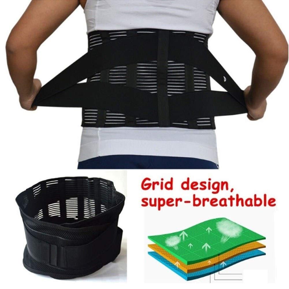 cintura di sostegno lombare, For sollievo, ernia del disco, sciatica(Large)
