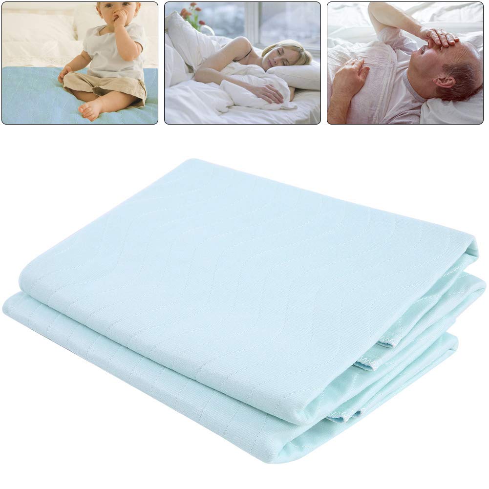 Almohadillas lavables para proteger la cama de niños y adultos juego de 2 empapadores