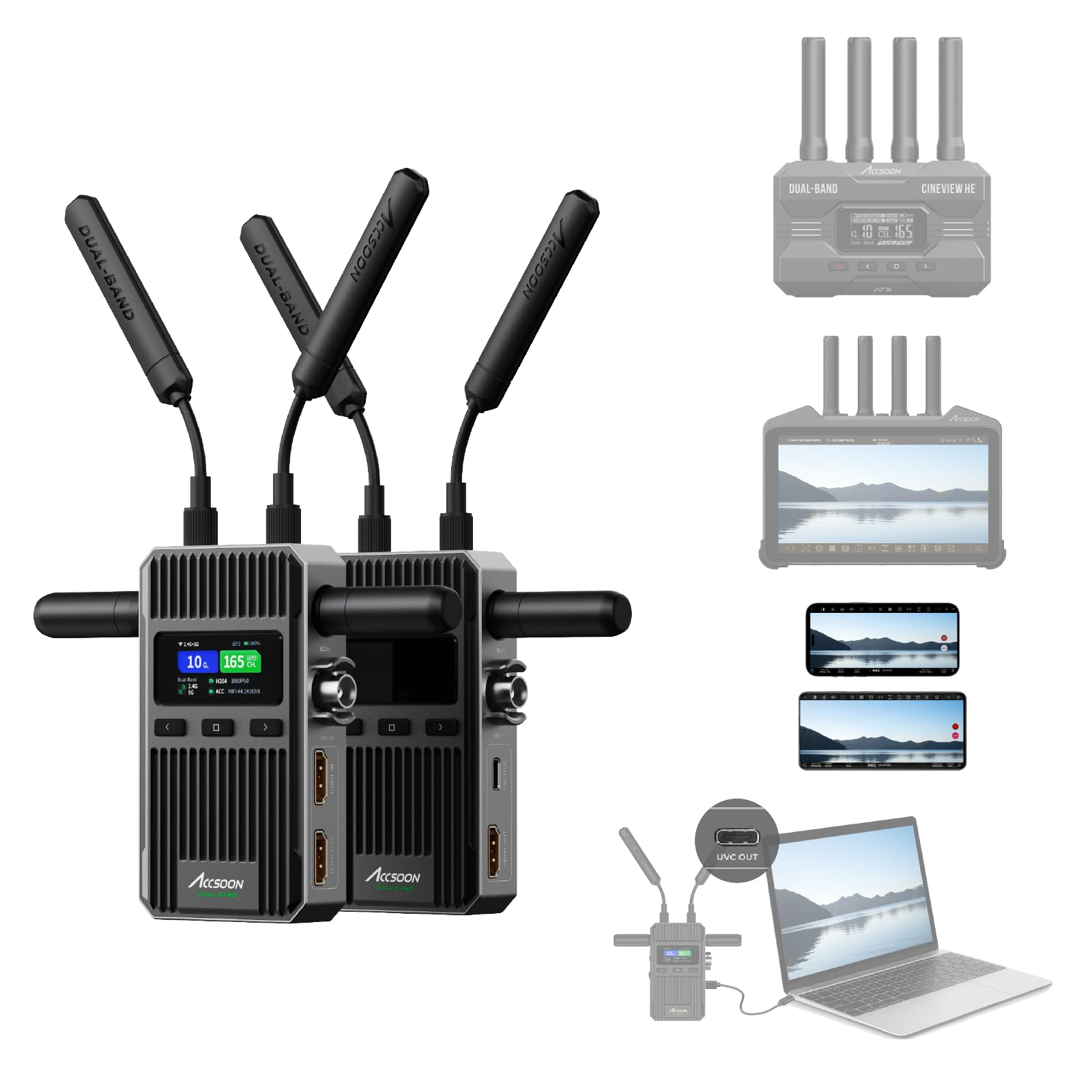 Buy Accsoon CineView 2 SDI Wireless Video Transmission System
