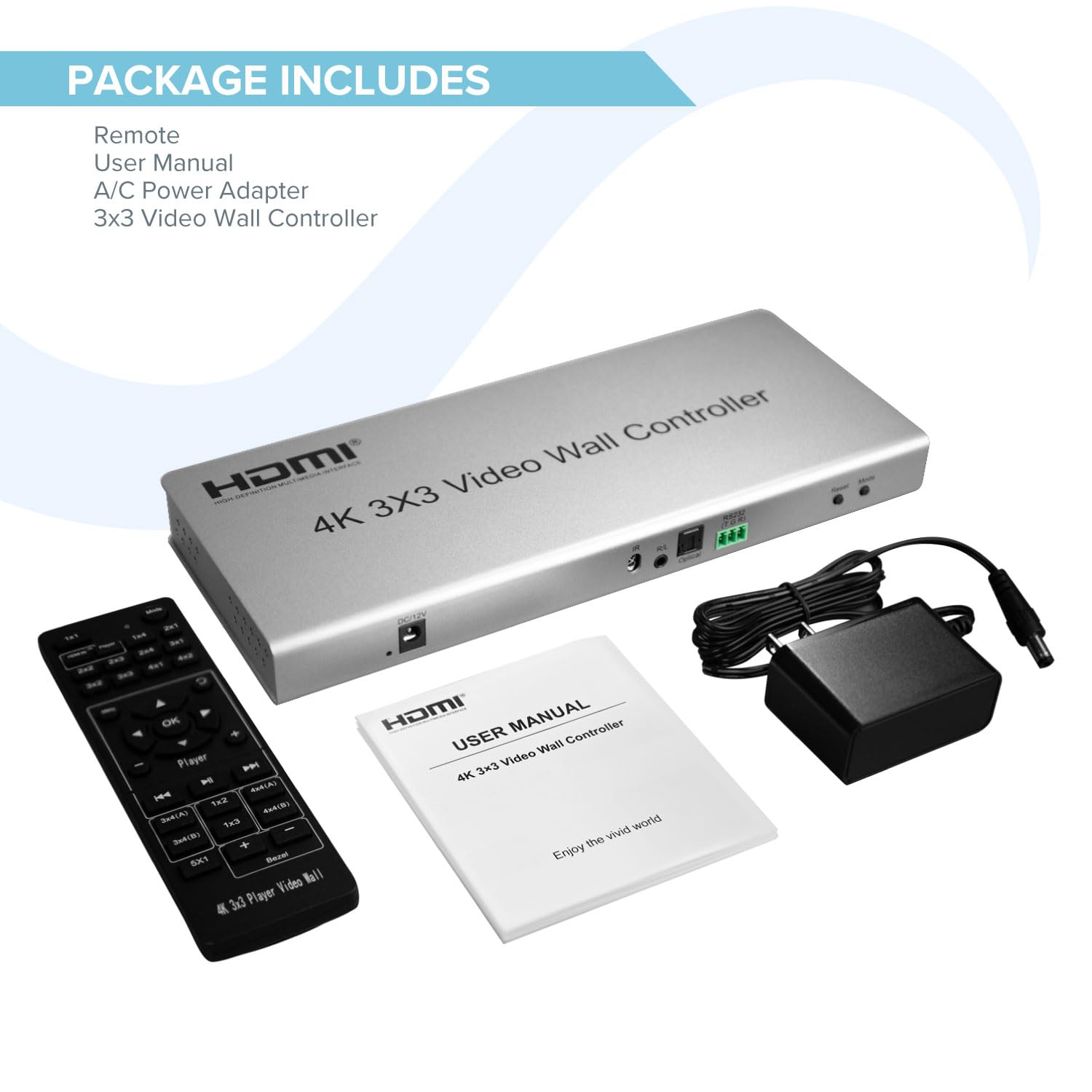Amazon.com: Expert Connect 3x3 Video Wall Controller | 4K@30Hz