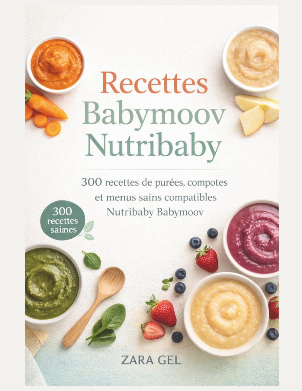 Recettes babymoov Nutribaby: 300 recettes de purées, compotes et menus sains compatibles Nutribaby Babymoov