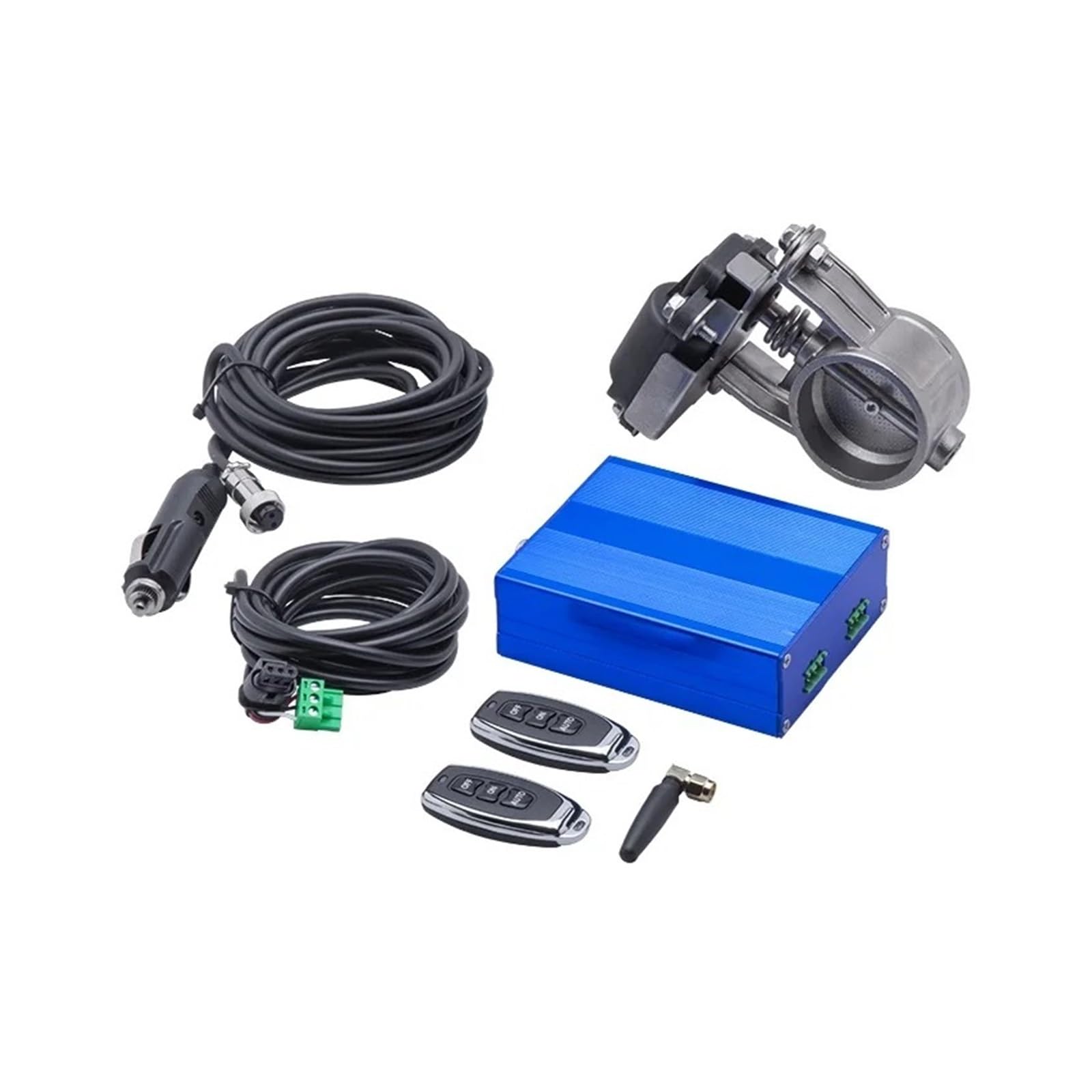 Universal 2.0&2.36&2.5&2.75&3.0inch Size Exhaust Cutout Valve Electric Valve Control with Remote Control EGR Valve Exaust Gas Recirculation Valve