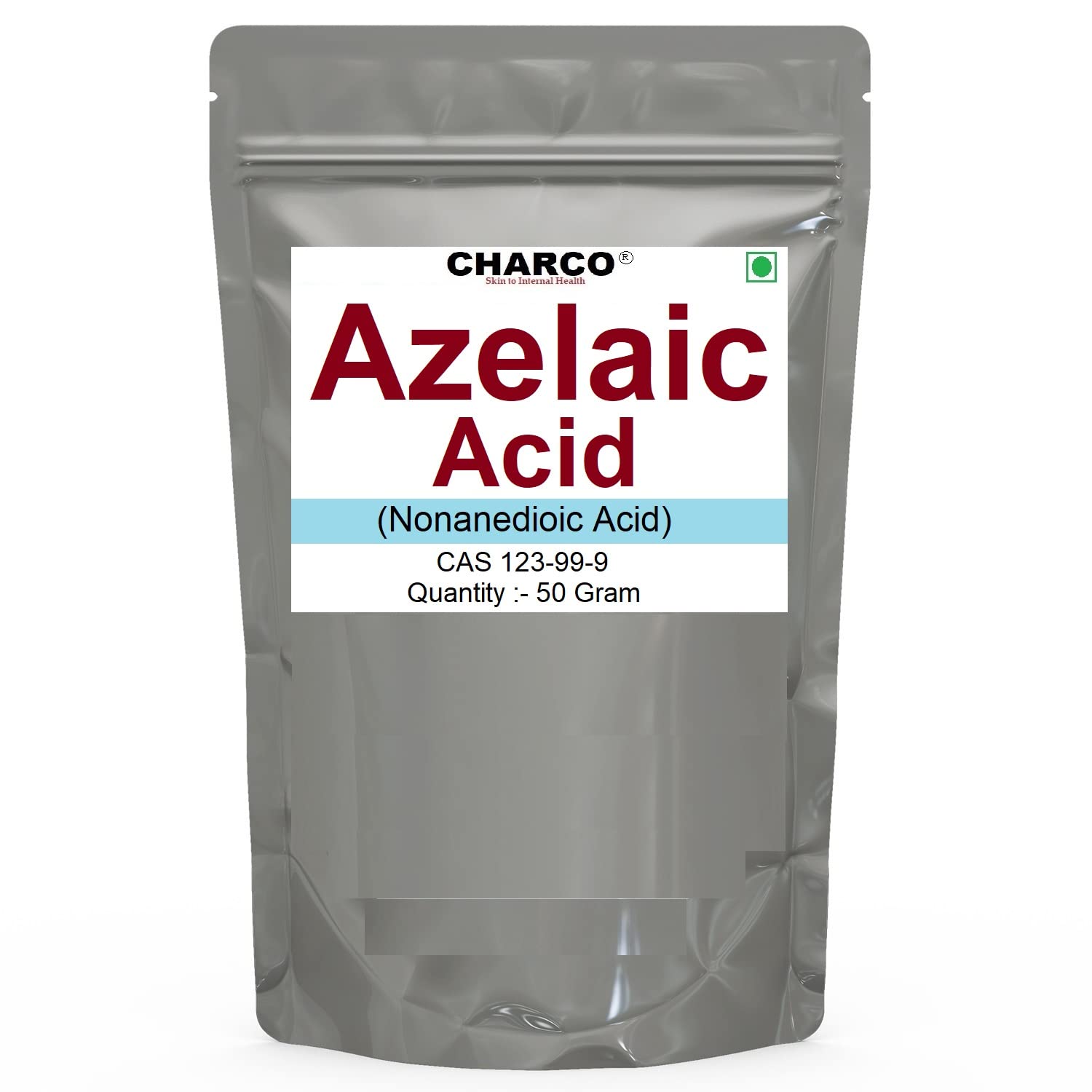 CHARCO - Skin To Internal Health® Azelaic Acid Granules Powder (50gm) (Nonanedioic Acid) For formulation of Azelaic Cream, Face serum, Gel (B09RN5NPN6) Amazon Price History, Amazon Price Tracker