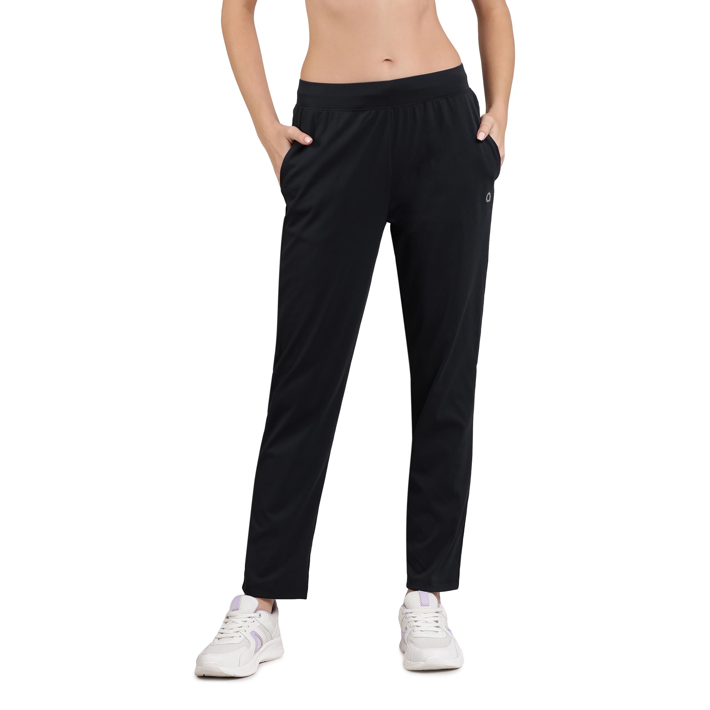 Mid Rise Relaxed Fit Full Length Energize Flexi Track Pant-image-19