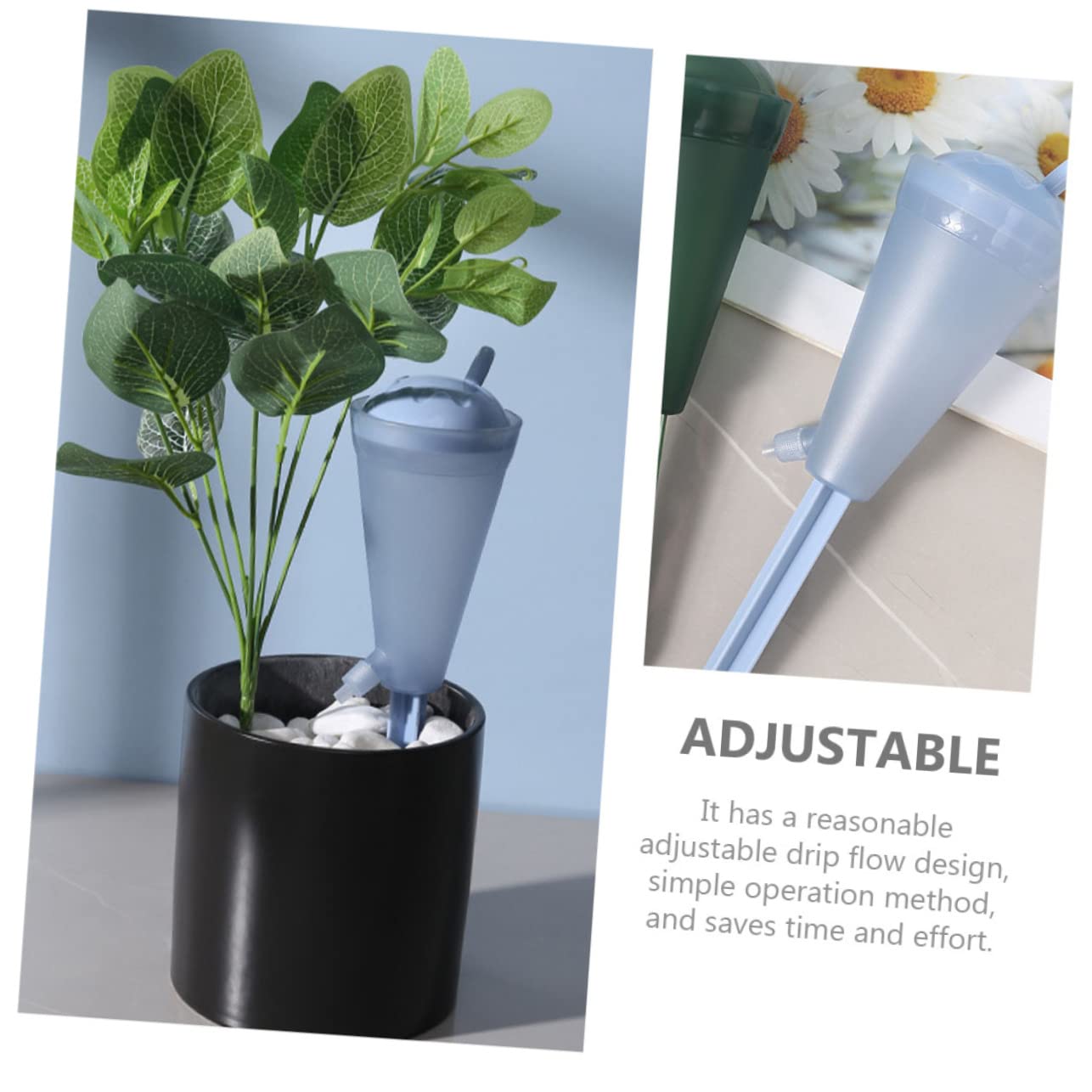 Mipcase 3 Set Gocciolatore A Cono Globi Mini Annaffiatoio Crescente Piante Kit Giardinaggio Kit da Giardinaggio Punte di Irrigazione A Goccia Punte di Irrigazione dei Fiori Pp 2 Pezzi * 3