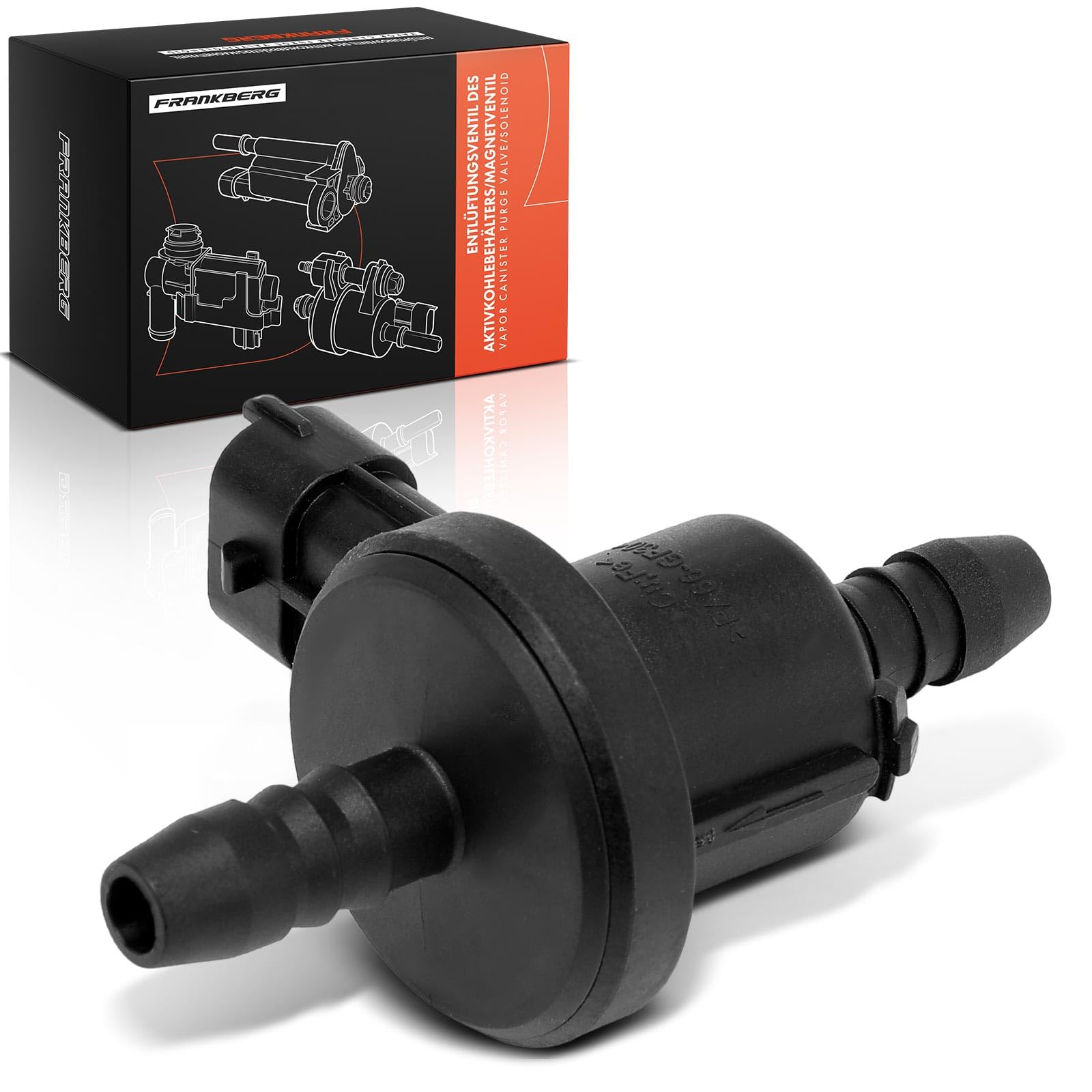 Frankberg Válvula de Ventilación Válvula de Ventilación del depósito 2 Polos Gasolina Compatible con Orlando J309 1.8 Cruze J300 1.6 Cruze J300 1.8 Cruze J300 Cruze Compacto J305 Replace# 0280142442
