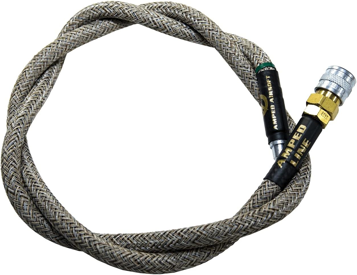 AMPED Airsoft Amped Line | Heavy Weave for PolarStar, Wolverine, and Redline HPA Units 36 Inch (Recommended) Sand Heavy