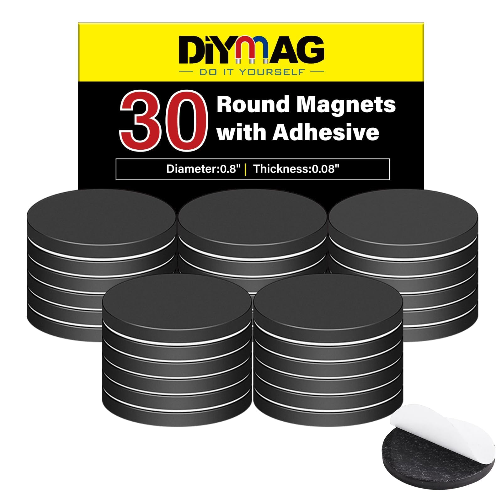 DIYMAG Magnets with Adhesive Backing, 360P Flexible Fridge Magnetic Dots — Amazon image 17