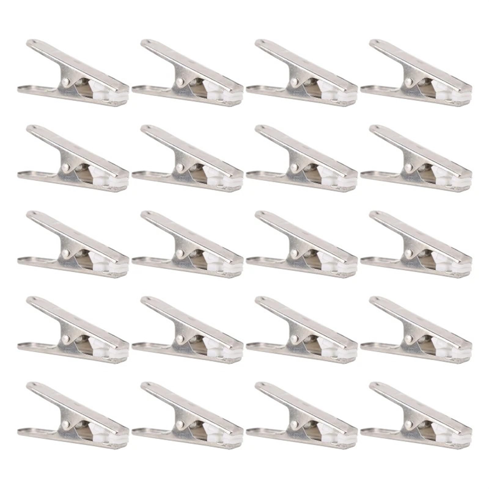 Wäscheklammern für Wäscheleine 20 Pcs Utility Metall Clips Edelstahl Wäscheklammern Wäsche
