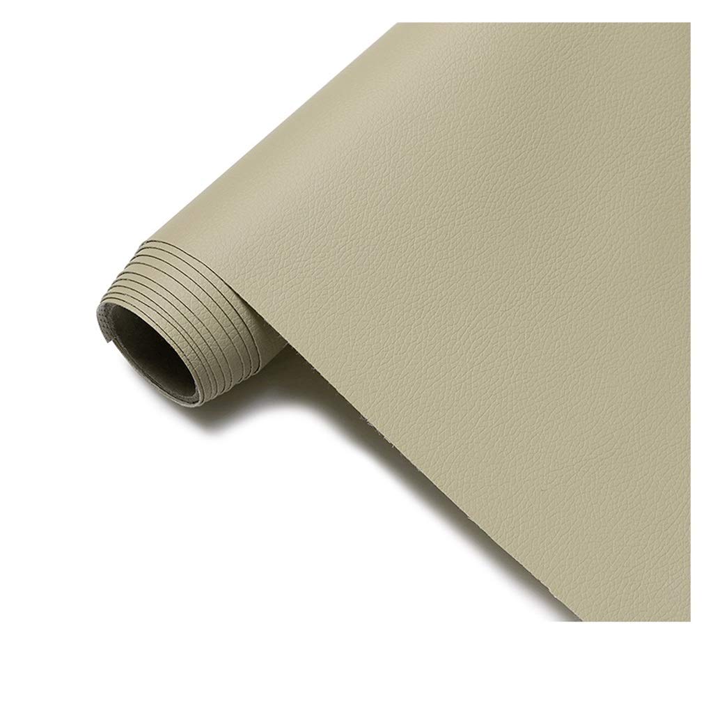 Simili cuir d'ameublement souple de 160cm de large en rouleau de 1.6x6m couleur jaune