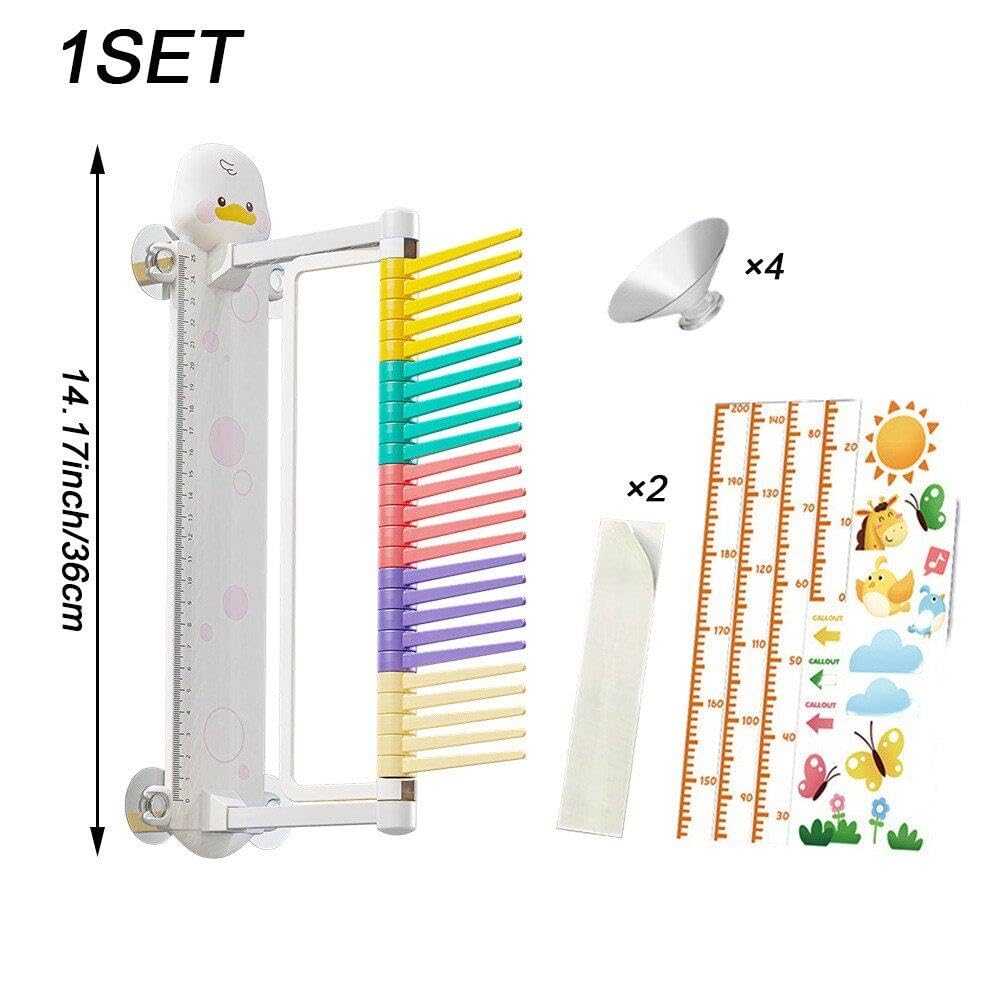 Probador De Salto Vertical para Niños, Entrenador De Salto Vertical Montado En La Pared con Dibujo De Pato, Dispositivo De Medición De Salto para Niños, para El Hogar Y El Jardín De Infantes