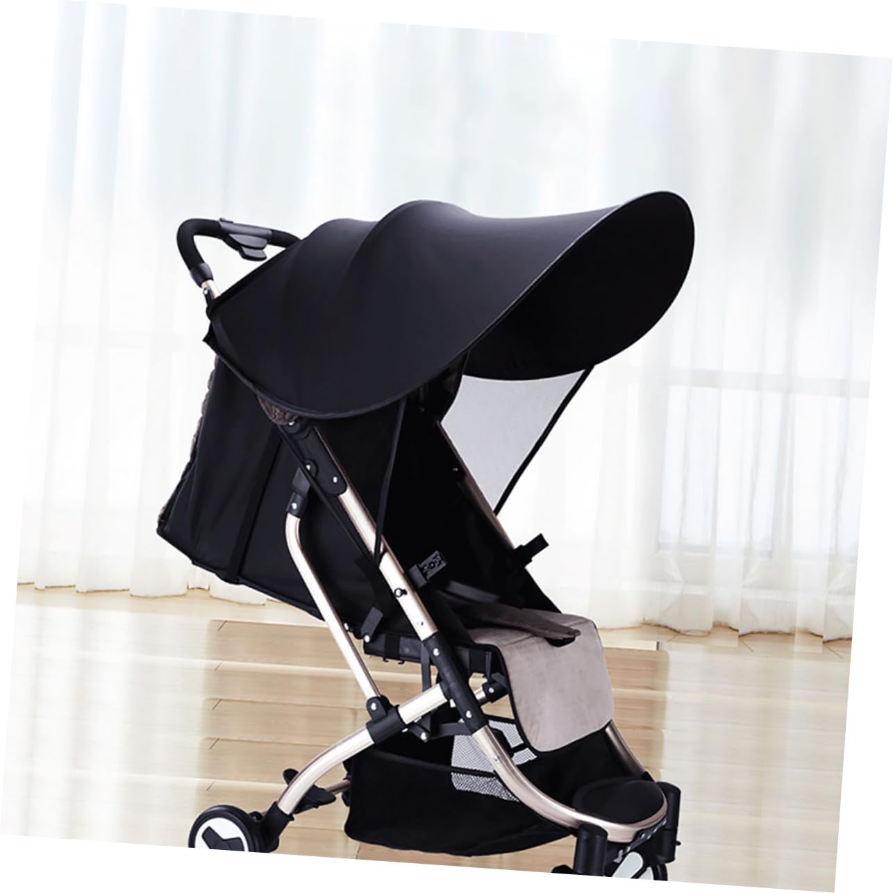 1stück Babywagen Sonnenschutz Vollständige Abdeckung Uv-schutz Für Kinderwagen Und Autositz Atmungsaktives Material Für Heiße Tage Einsetzbar