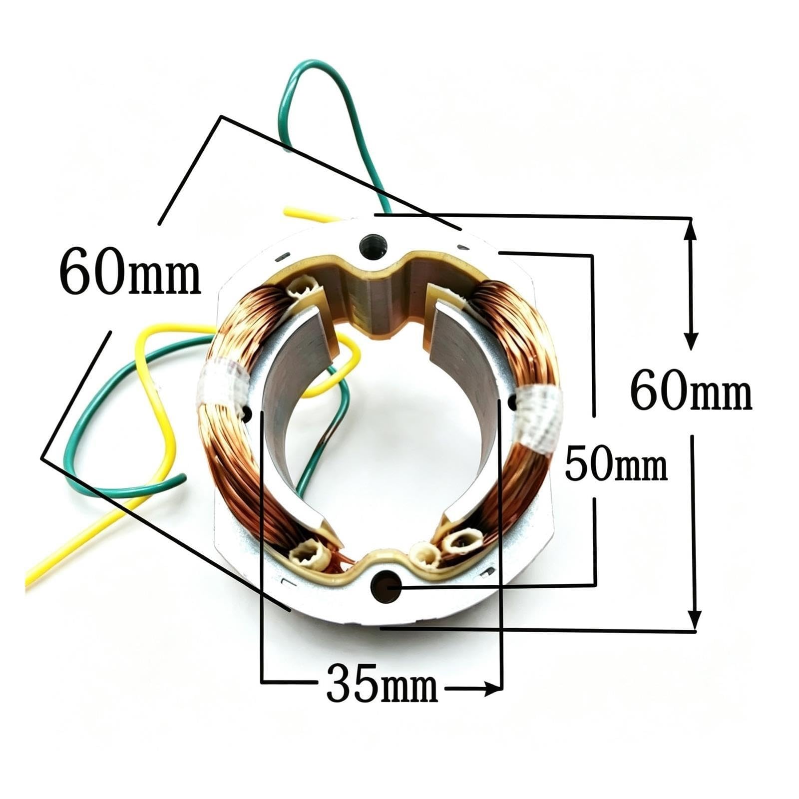 Estator De Bobina Cobre De 6 Dientes, Compatible With Black&Decker, For 10A