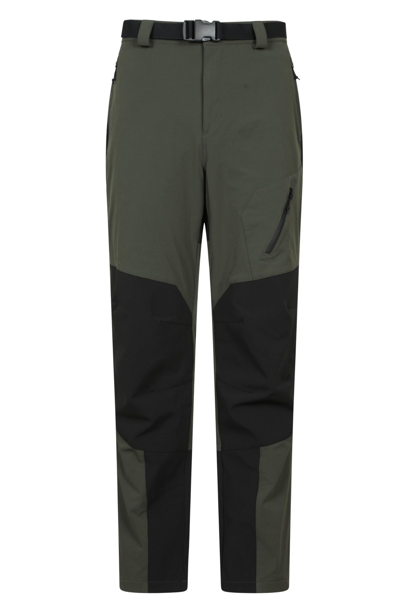 Mountain Warehouse Winter Forest Fleece Lined Mens Trousers - Regular Length Green W42