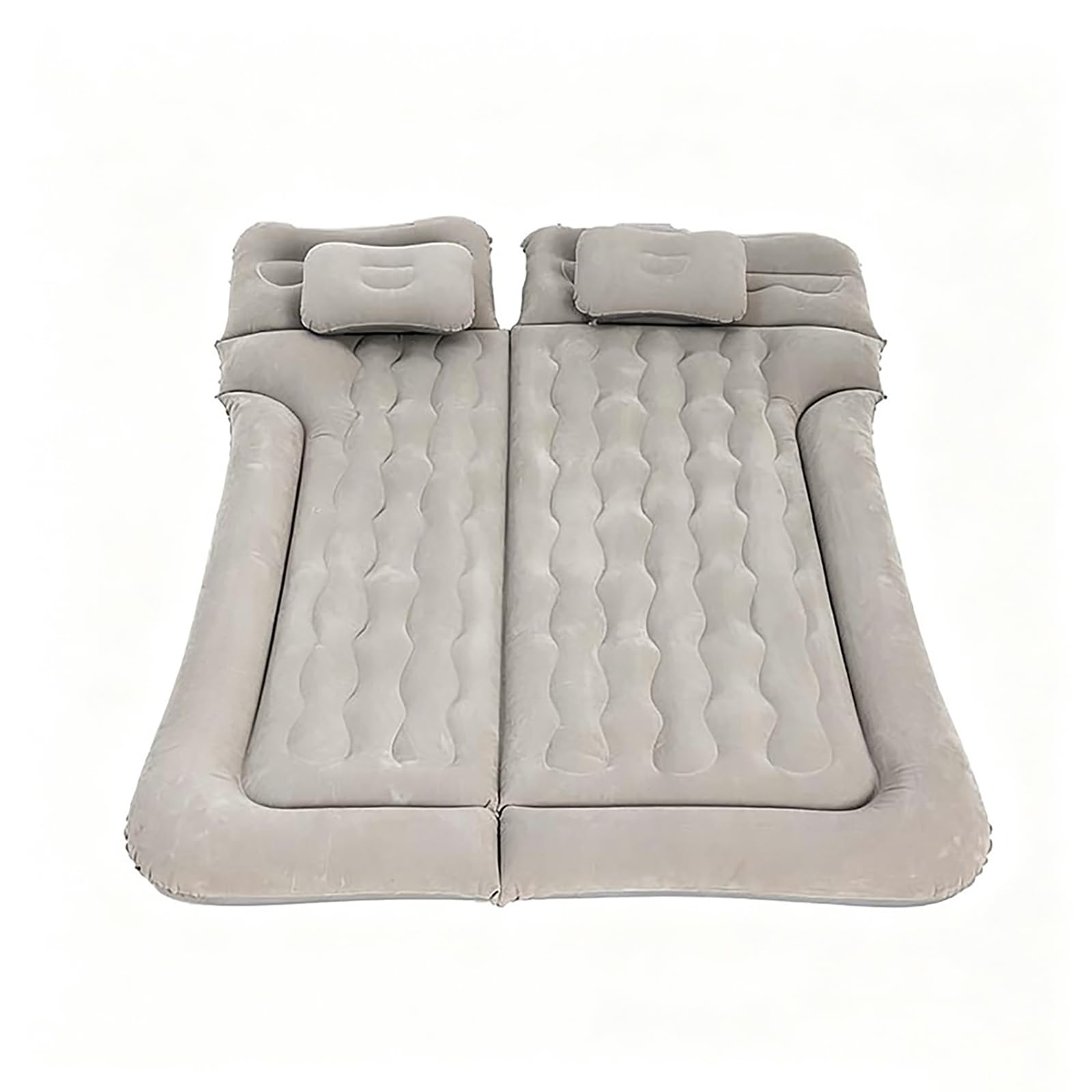 WWMOZ Car Air Mattress for SUV,Inflatable Backseat Air Bed with Pillows,Flocked PVC Sleeping Mattress Camping Travel,Foldable Portable Car Bed for Jeep Wrangler JL 4xe Plug-in Hybrid 2021–2025