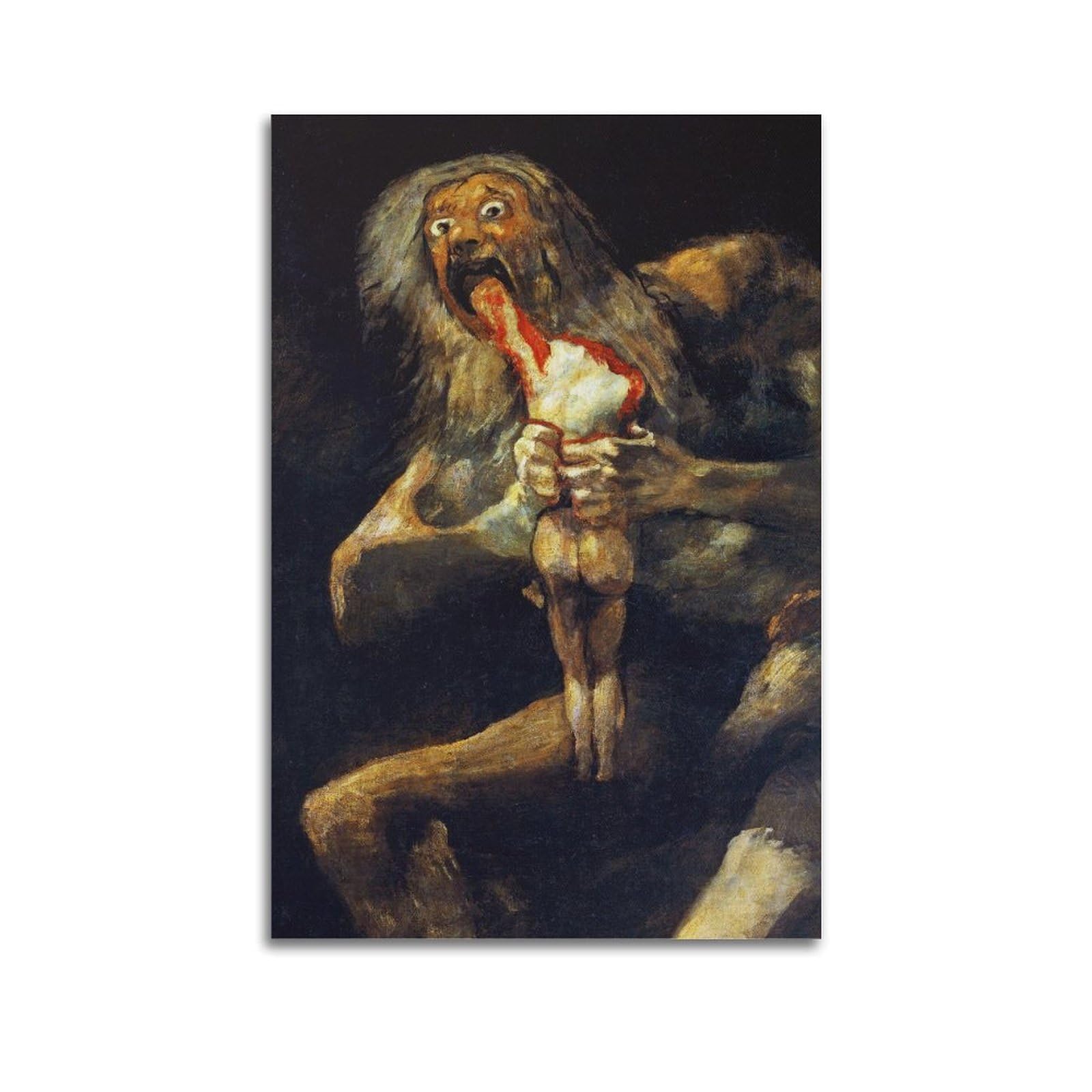 Francisco Goya impression toile Saturn Devouring His Son finition premium - 6