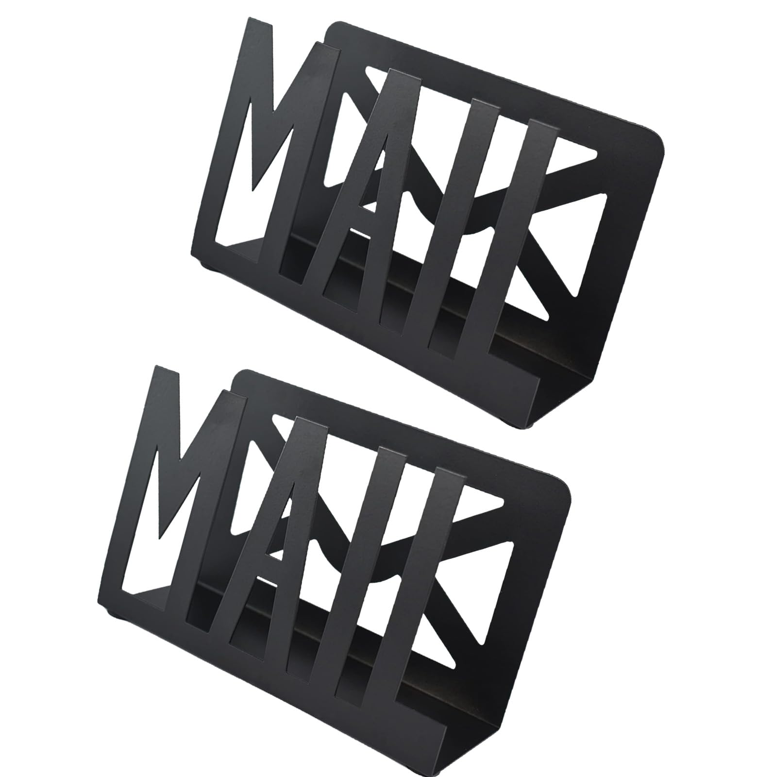YROHGKPN Desktop Iron Mail Sorter and Letter Organizers for Home and School Use with Thick Capacity Designs Daily Use Iron Mail Holder