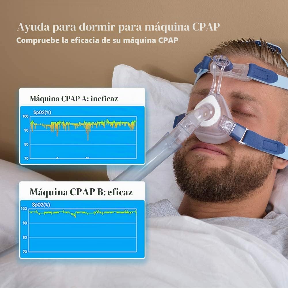 Pulsioximetro, Oxímetro de dedo Profesional, Medidor de Oxígeno en Sangre, Monitor de Oxígeno para Dormir con Alarma para del Sueño, Oxímetro de Muñeca con Bluetooth