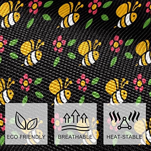 Set de table de cuisine abeille rouge noir isolant pour stopper les rayures