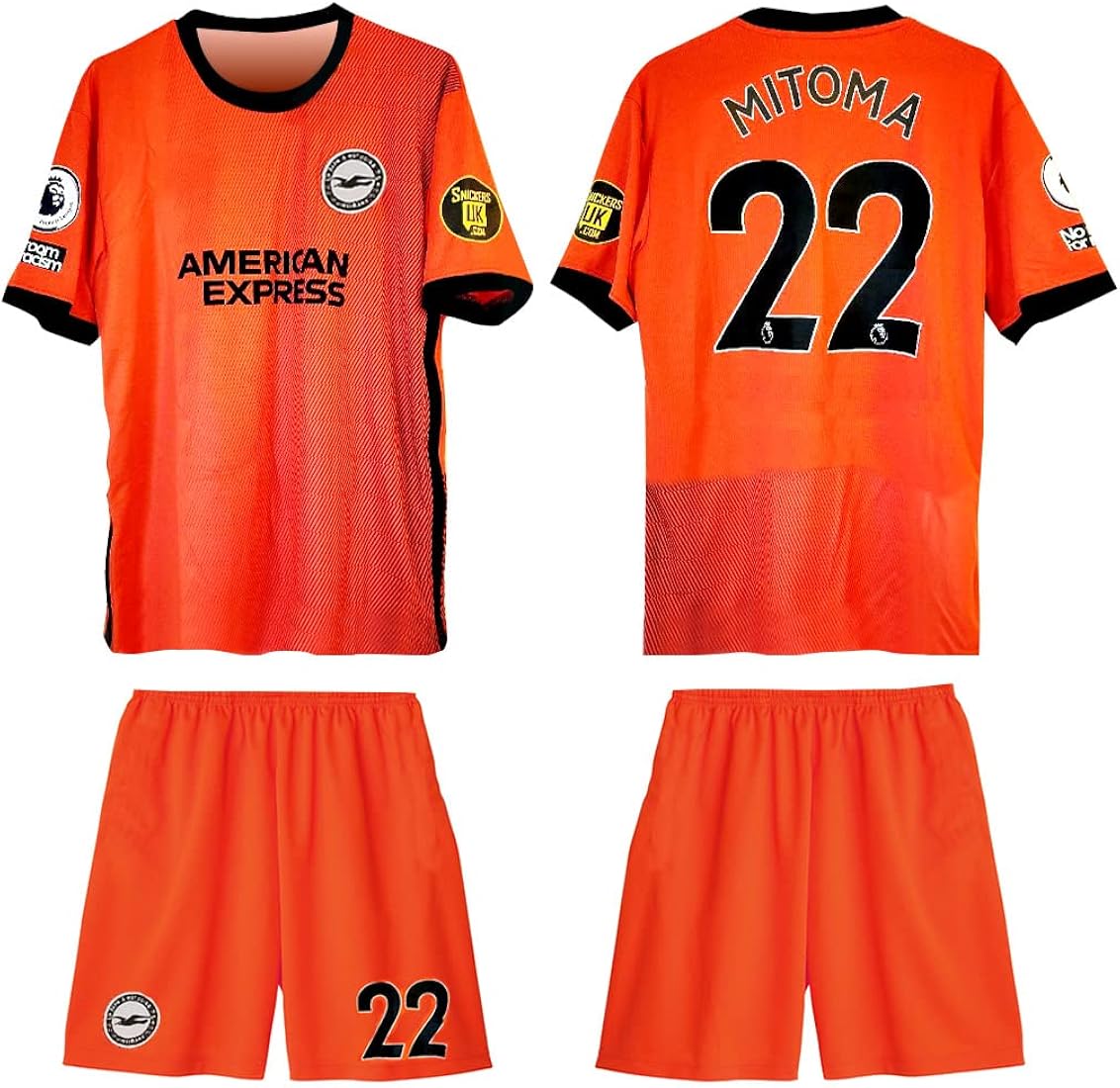 あすつく】 ブライトン ユニフォーム 上下セット アウェイ 22/23