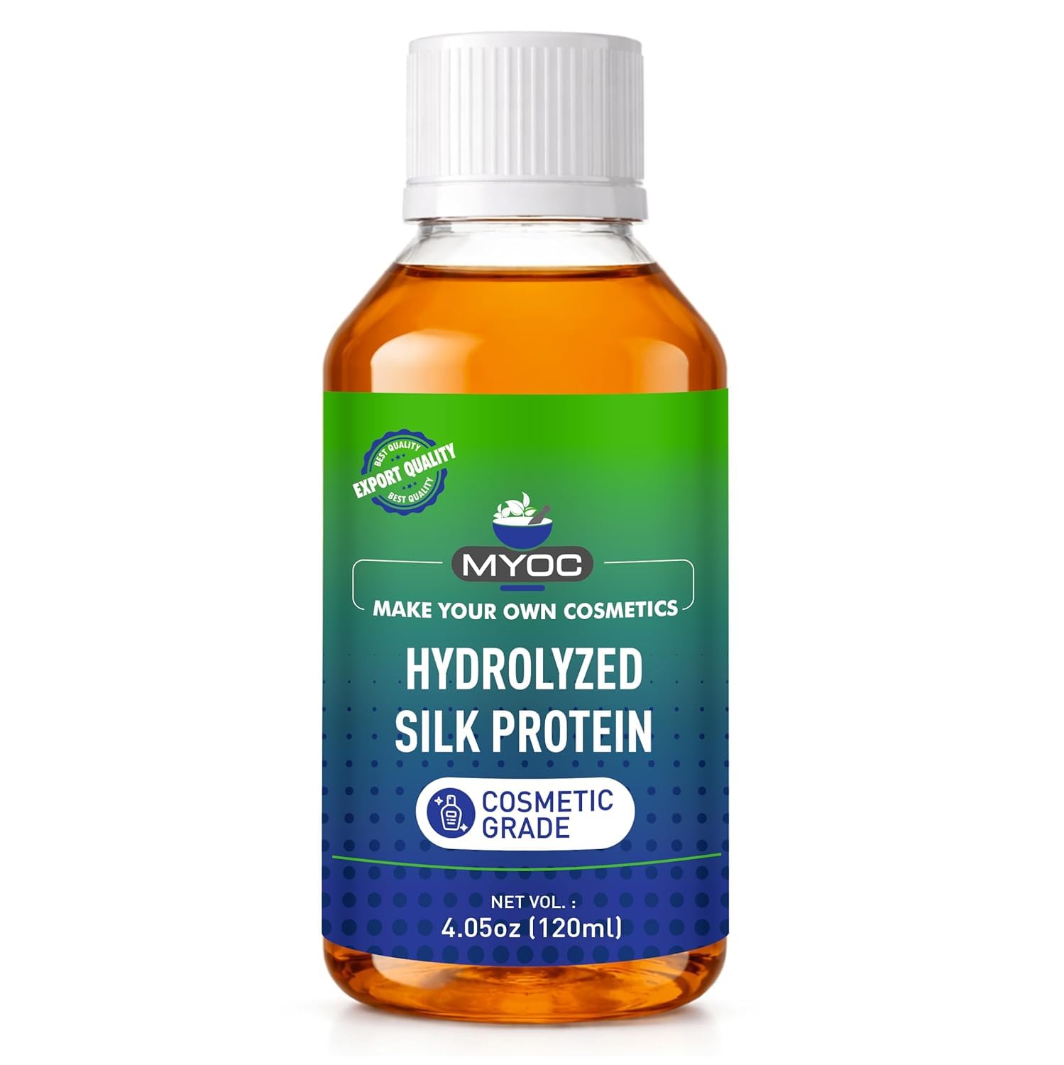 Hydrolyzed Silk Protein – Cosmetic Grade | For Skin & Hair Care Formulations | Water-Soluble Protein for DIY Creams, Serums, Conditioners & Masks | 120 ml / 4.06 Fl Oz-image-47