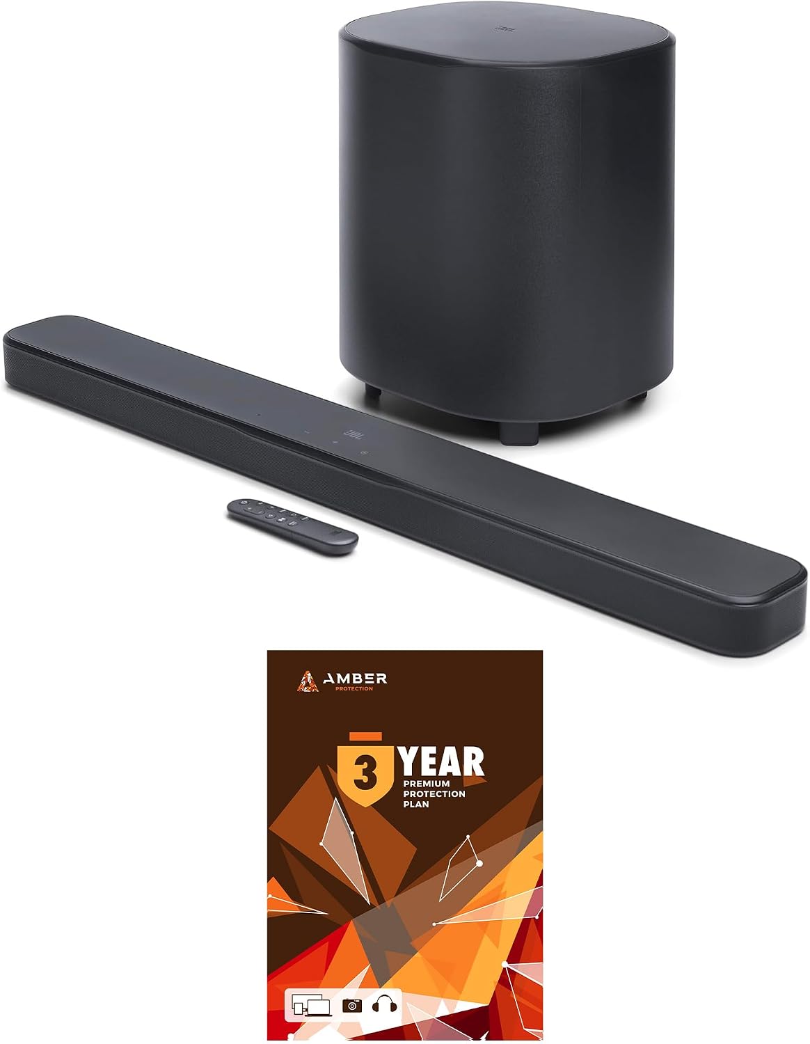 BAR-500-MK2 Dolby Atmos Soundbar with a 10" Wireless Subwoofer and 3 Year Amber Protection Plan (2025)
