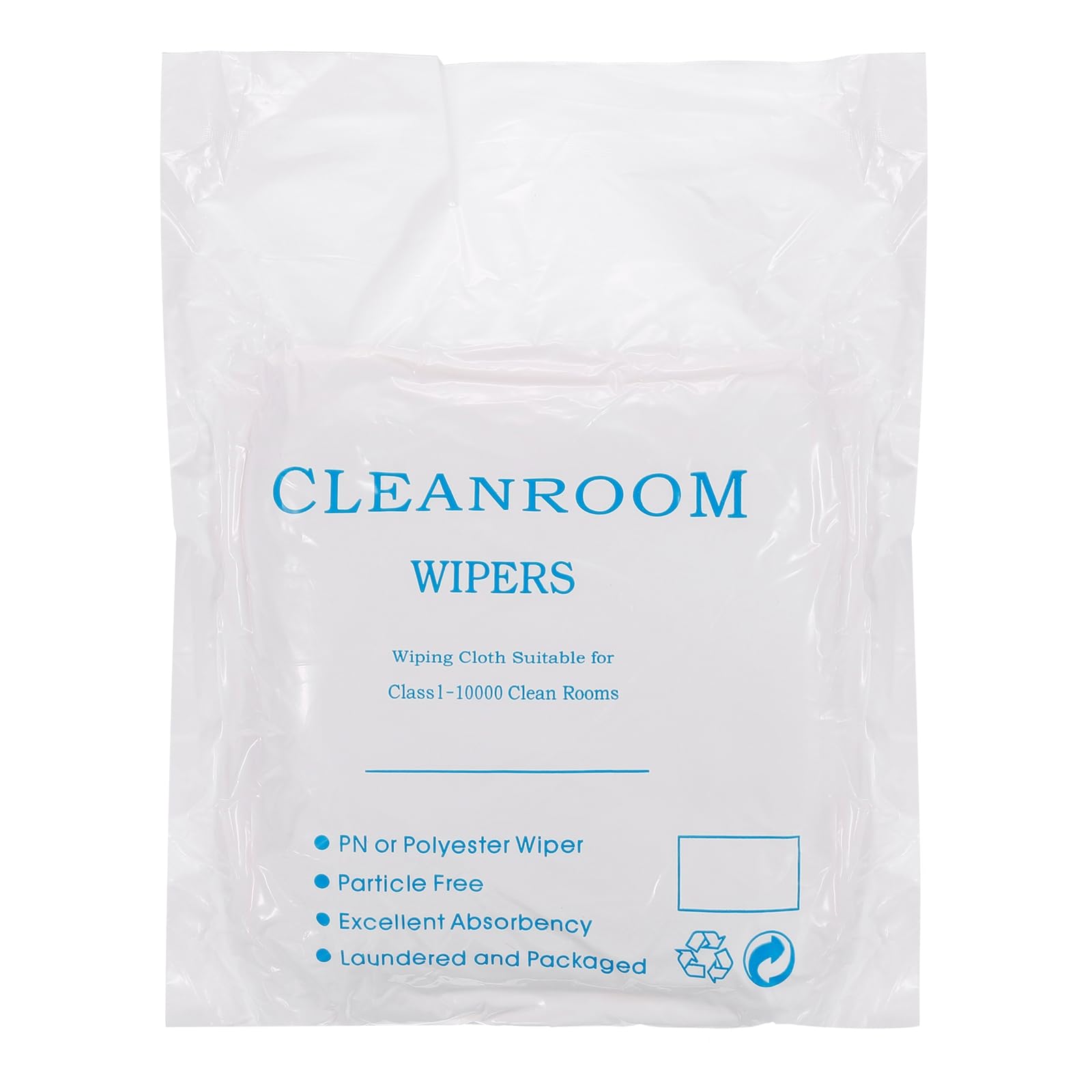 sourcing map100pcs ESD Wipes Clean Room Wipers 9"x9" Double Knit 100% Polyester Lint Free Nonwoven for Lab Electronics Phone TV Cleaning Cloth