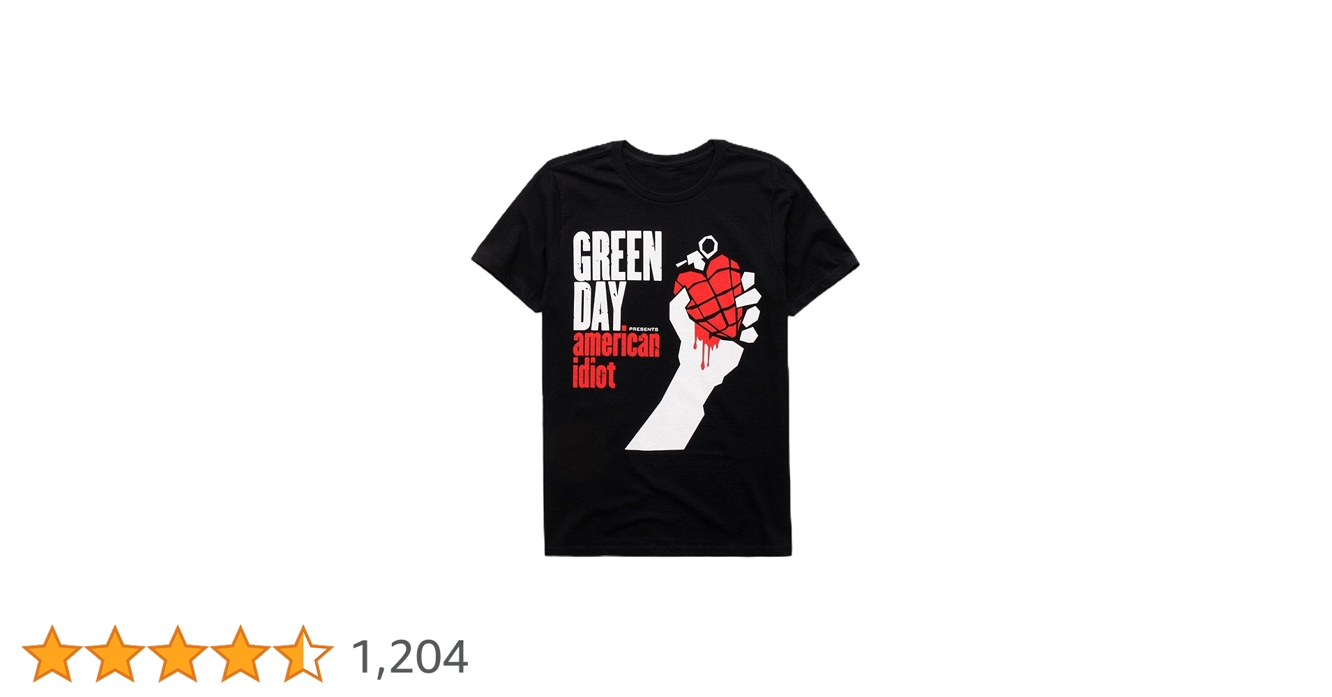 GREEN DAY american idiot Tシャツ Lサイズ Green Day 'American Idiot' (Black) T-Shirt (small) : Amazon