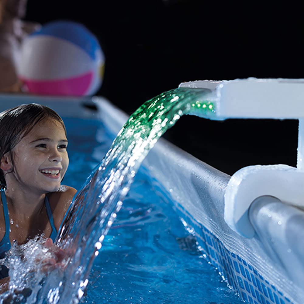 Intex 28090 - Cascada Agua con Luces LED Multicolor