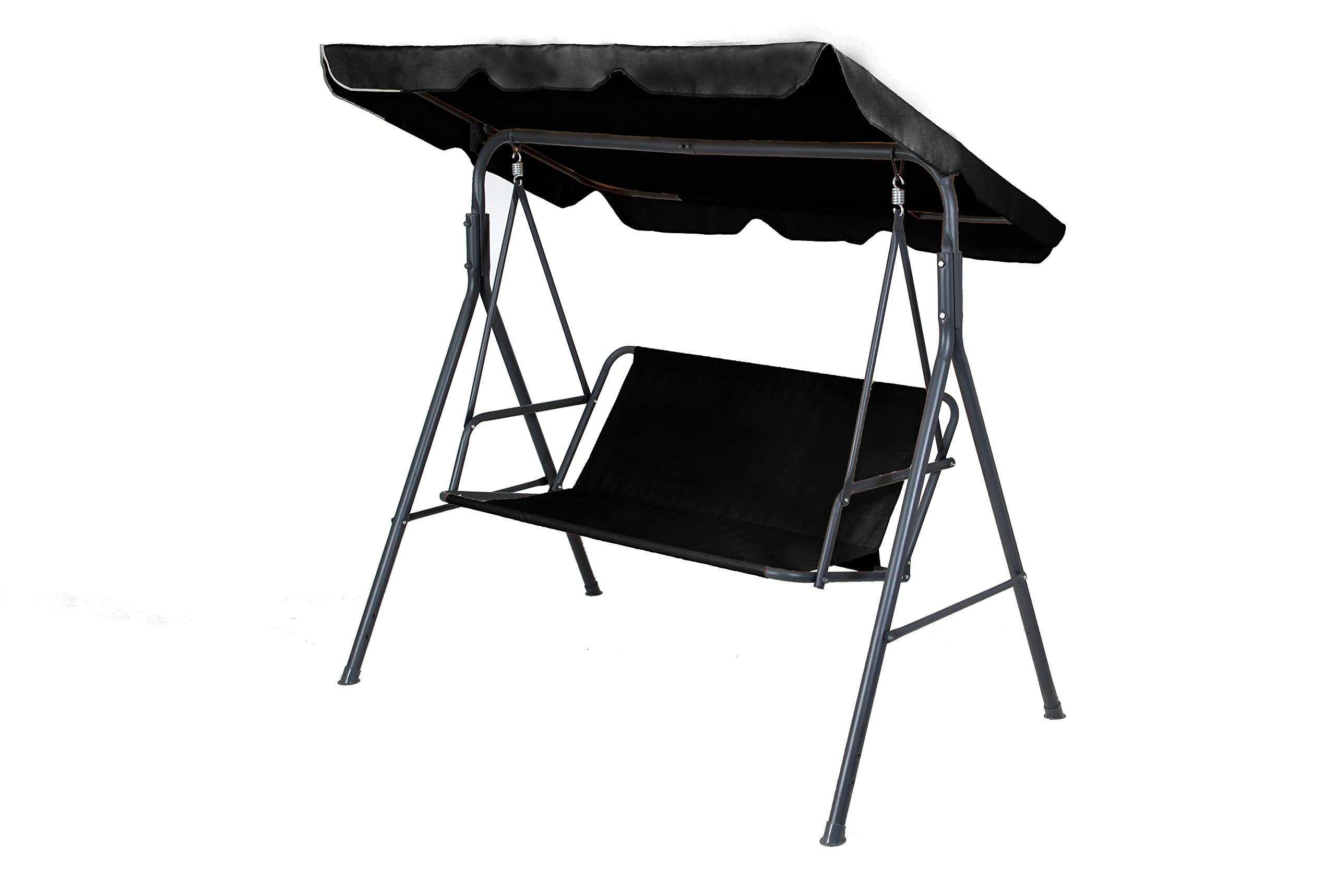 Copertura per dondolo da giardino, colore nero, per mobili da giardino (138 x 52 x 52 cm)