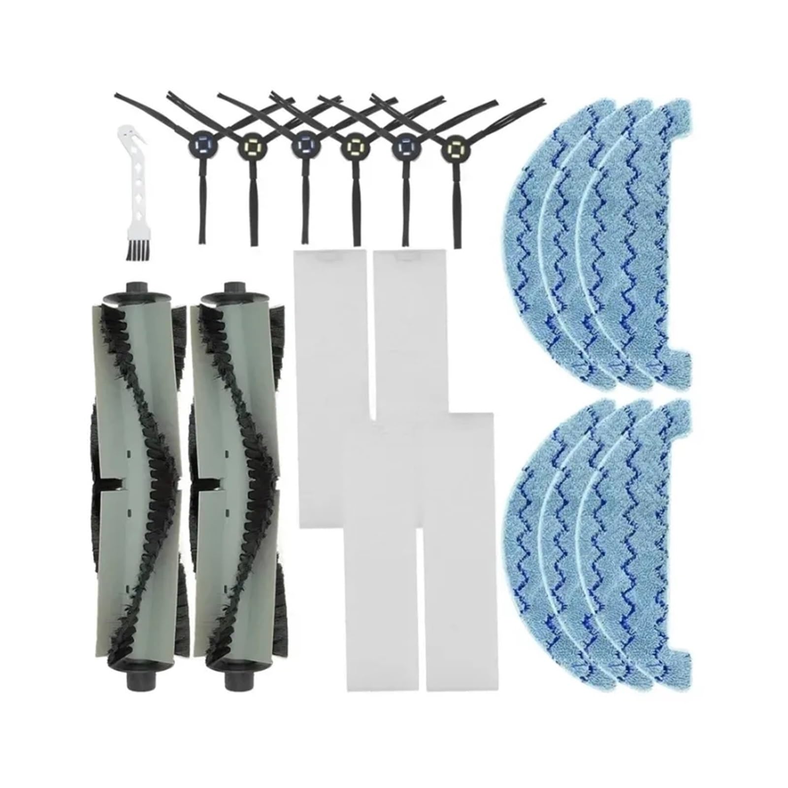 Main Side Brushes HEPA Filter Mop Cloth Compatible For Ilife A10 A10S L100