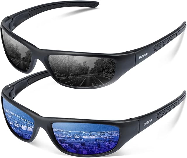 Duduma Sports Polarized Sunglasses for Men Women Running Driving Fishing Cycling Golf Sun Glasses UV Protection Tr8116