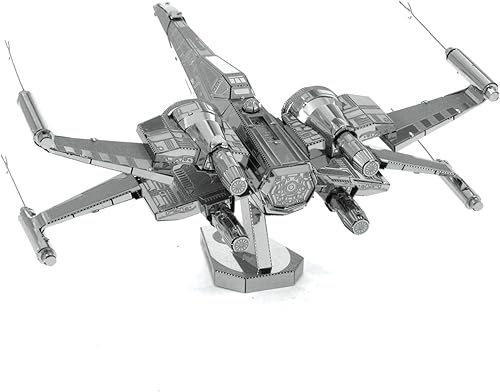 Miniatura 6 de Metal Earth Star Wars Poe Dameron's X-Wing Fighter 3D Kit de modelo de metal con pinzas Fascinaciones